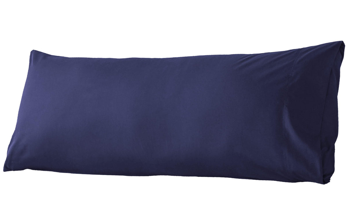 WhatsBedding Body Pillow Cover Cotton, Envelope Closure, Grey, 20x54