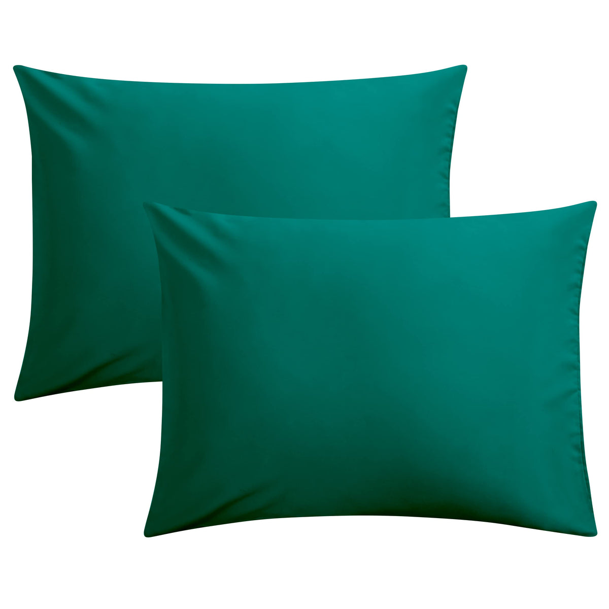 FLXXIE 2-Pack Microfiber King Pillow Cases, Envelope Closure, Navy