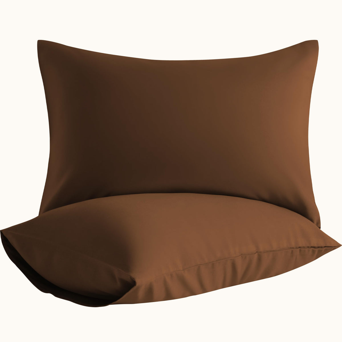Microfiber King Pillowcases, 2 Pack, 20x36 Inch, Black