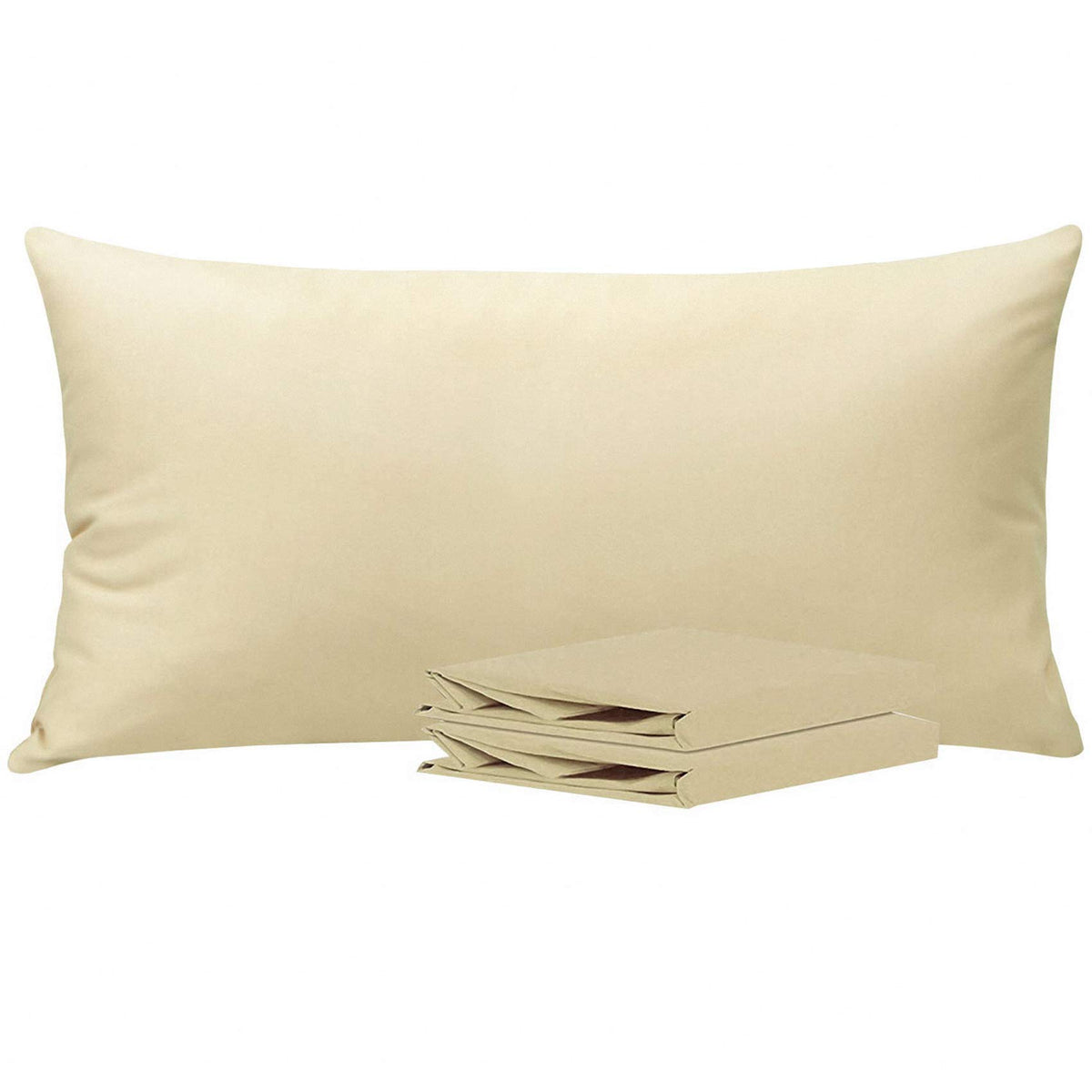 NTBAY Microfiber King Pillowcases, 2 Pack, 20 x 36, Dark Grey
