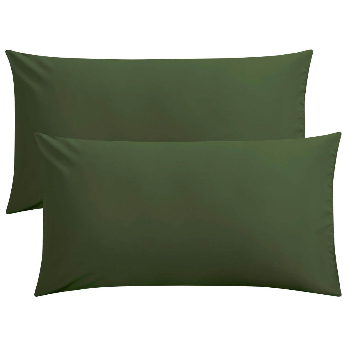 FLXXIE 2-Pack Microfiber King Pillow Cases, Envelope Closure, Navy