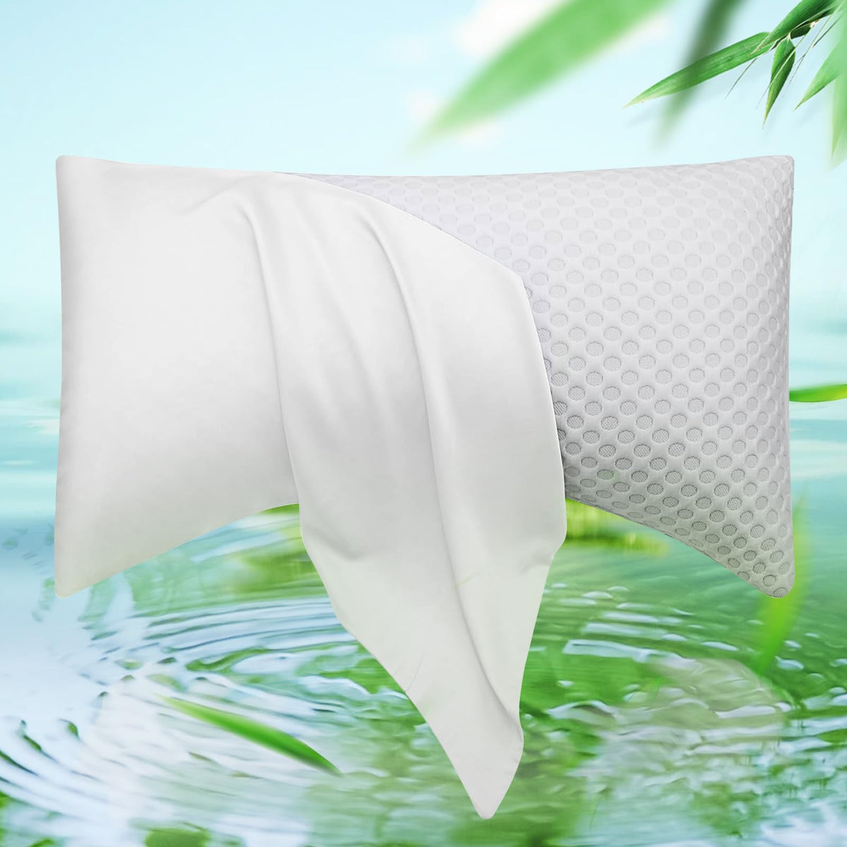 Cooling Side Sleeper Curved Pillowcase Queen 1 Pack 20 * 30 Dark Grey