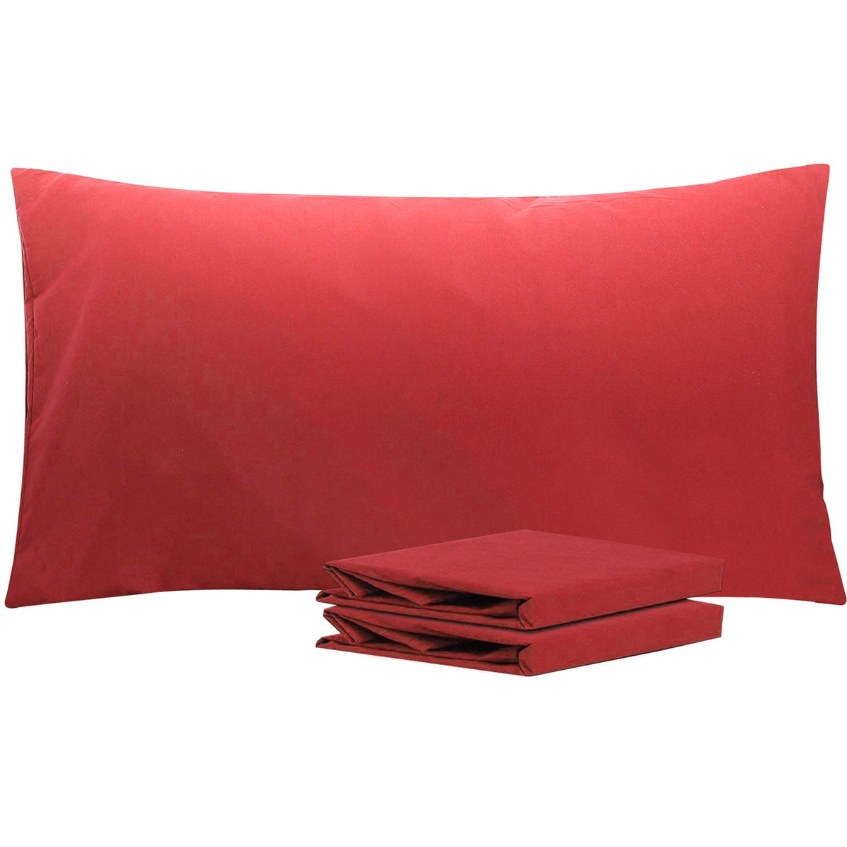 NTBAY Microfiber King Pillowcases, 2 Pack, 20 x 36, Dark Grey