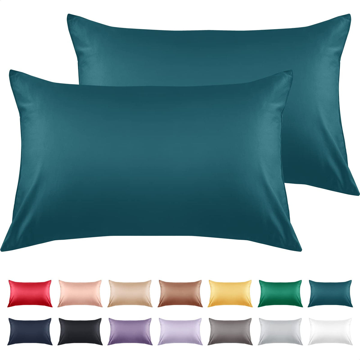 Warmstar Cotton Pillow Cases Standard Size Set of 2,White