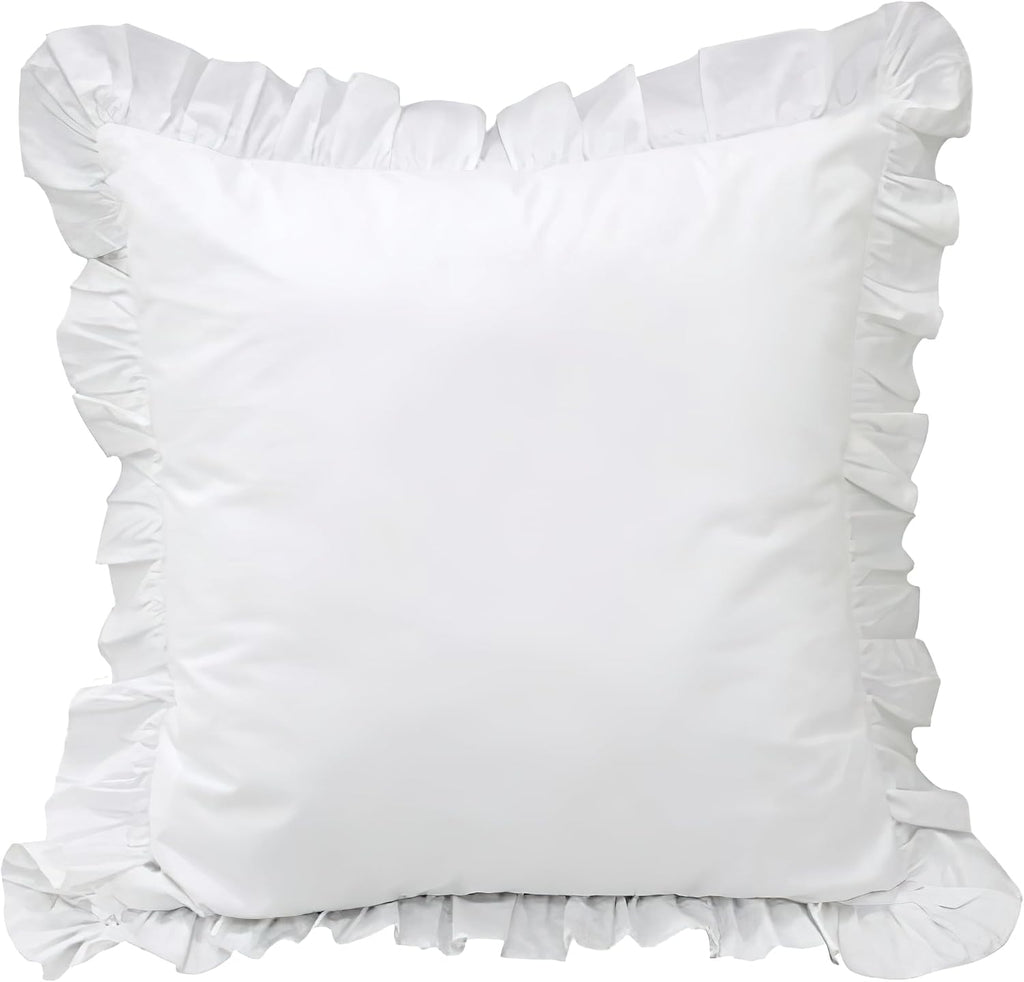 Queen's House 2-Piece White Euro Shams
