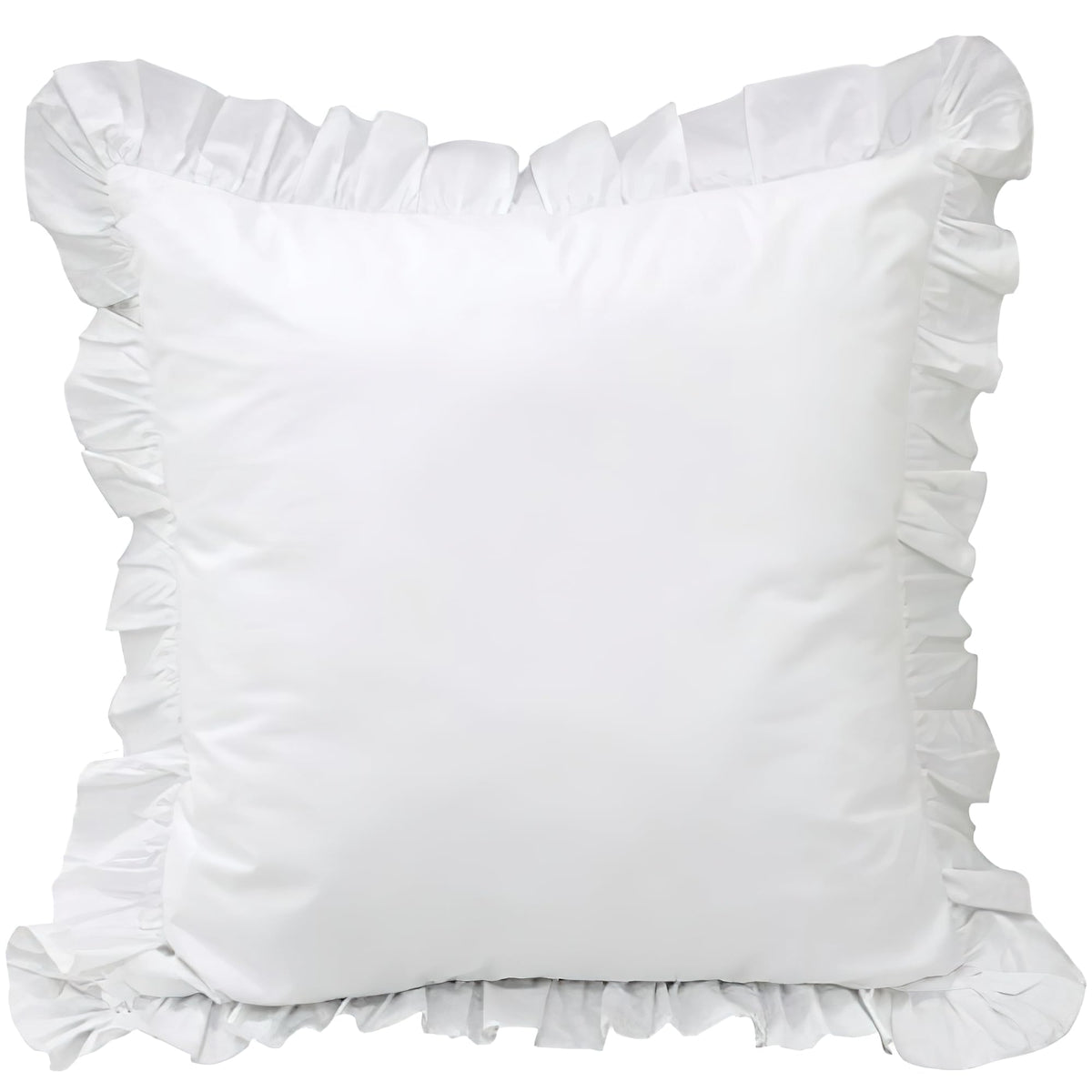 Queen's House 2-Piece White Euro Shams
