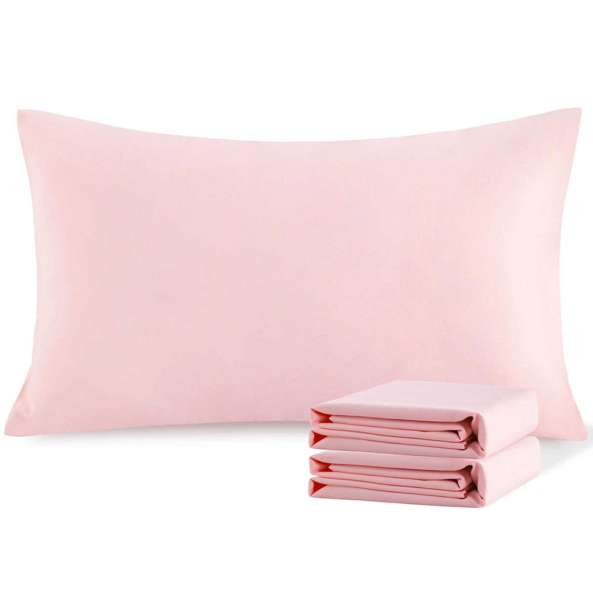 NTBAY Microfiber King Pillowcases, 2 Pack, 20 x 36, Dark Grey