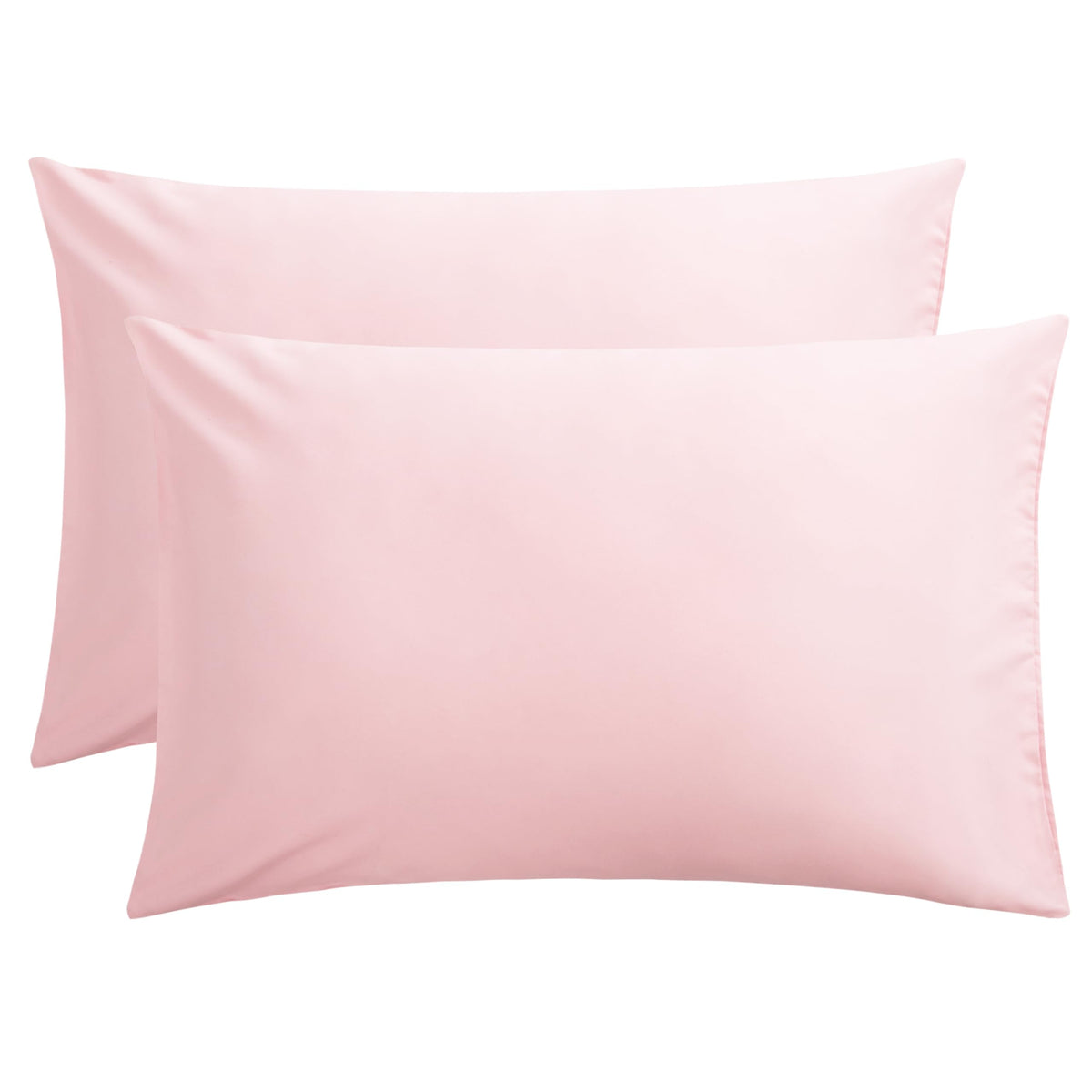 FLXXIE 2-Pack Microfiber King Pillow Cases, Envelope Closure, Navy