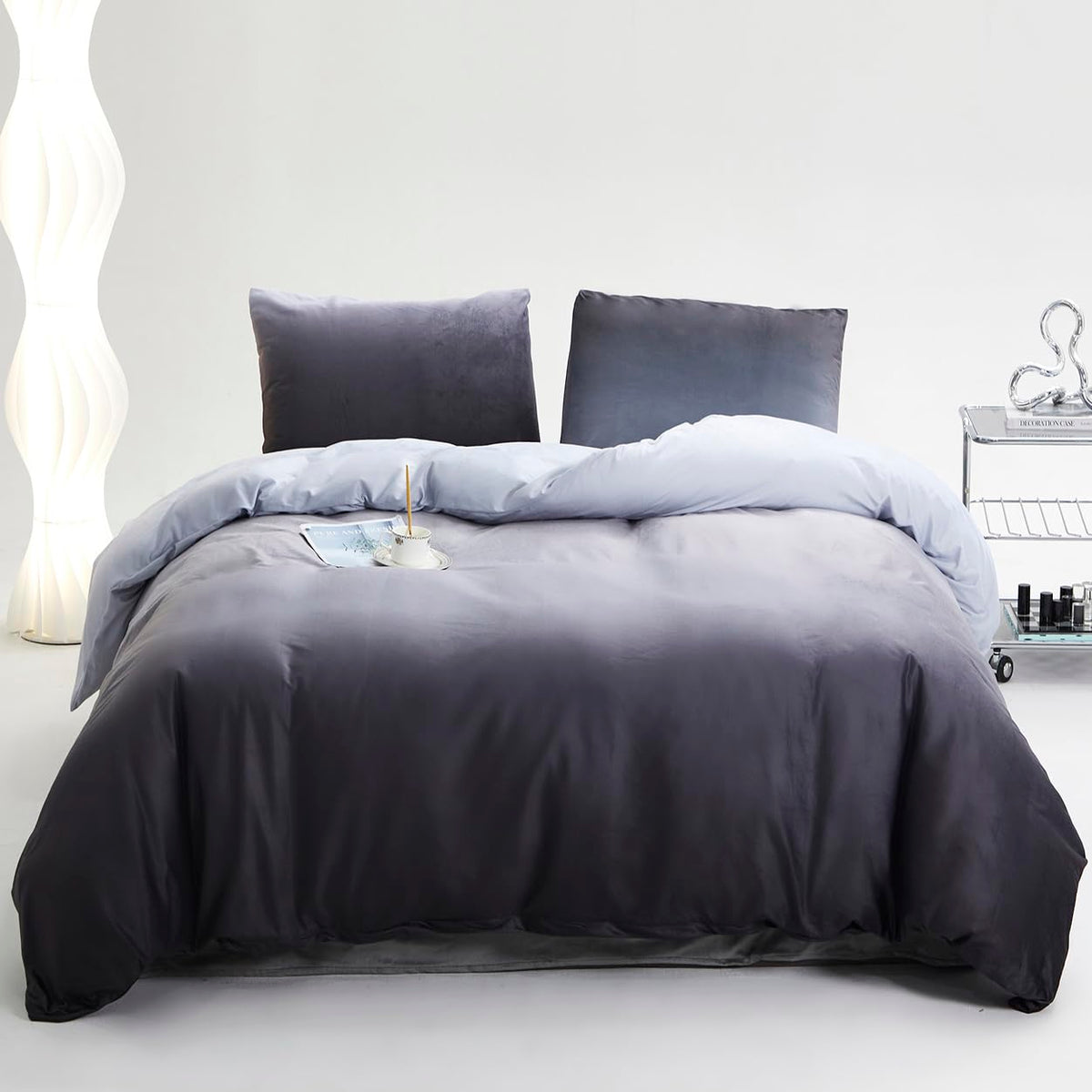 KAREVER Pumpkin Comforter Queen Pumpkin Color Bedding Set 3 Pieces Cinnamon Comforter Sets 1 Queen Comforter (90x90 inches) with 2 Pillowcases (20x26 inches)