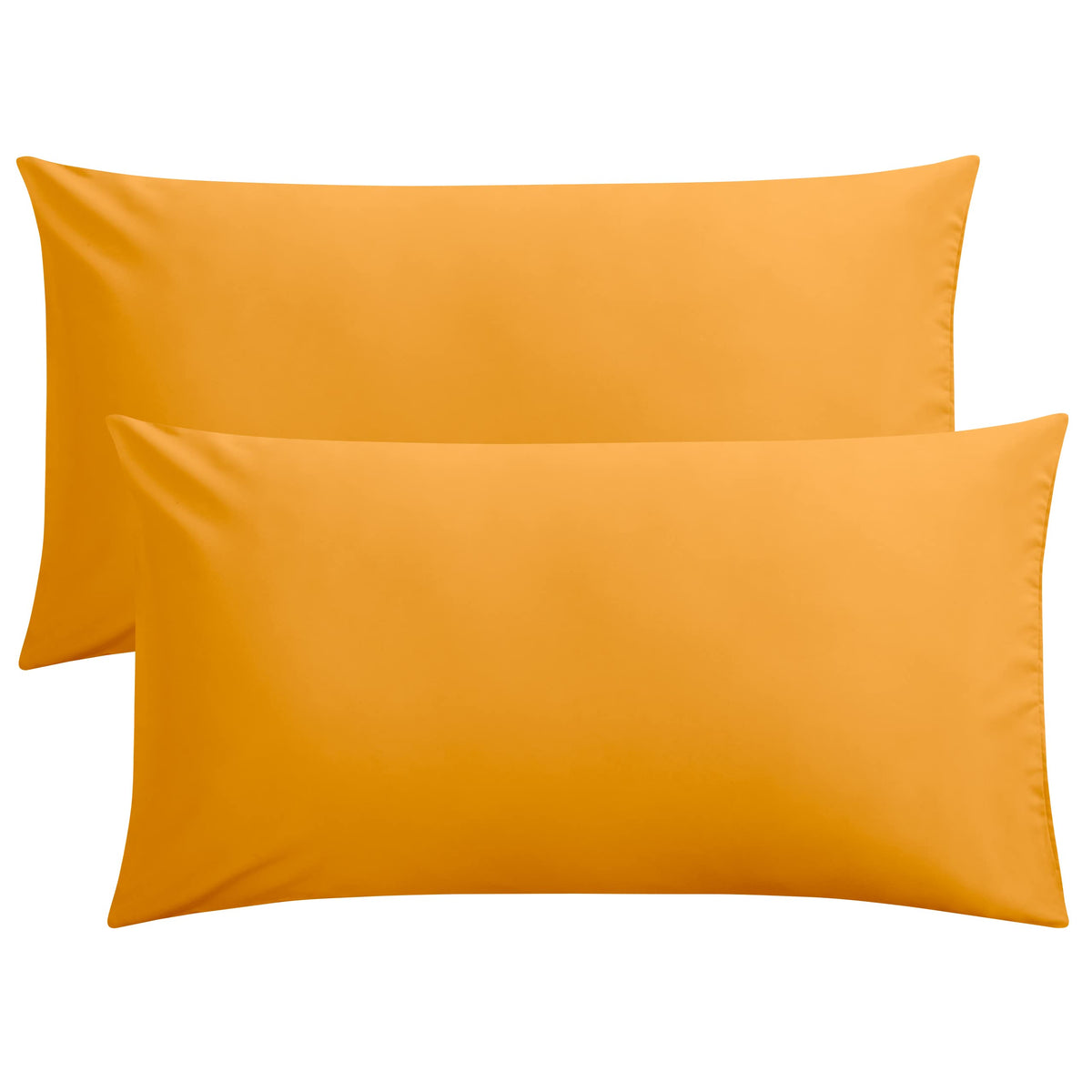 FLXXIE 2-Pack Microfiber King Pillow Cases, Envelope Closure, Navy