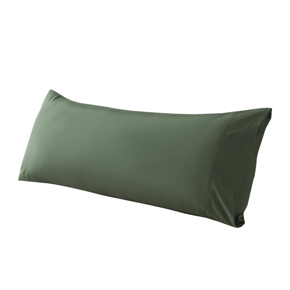 WhatsBedding Body Pillow Cover Cotton, Envelope Closure, Grey, 20x54