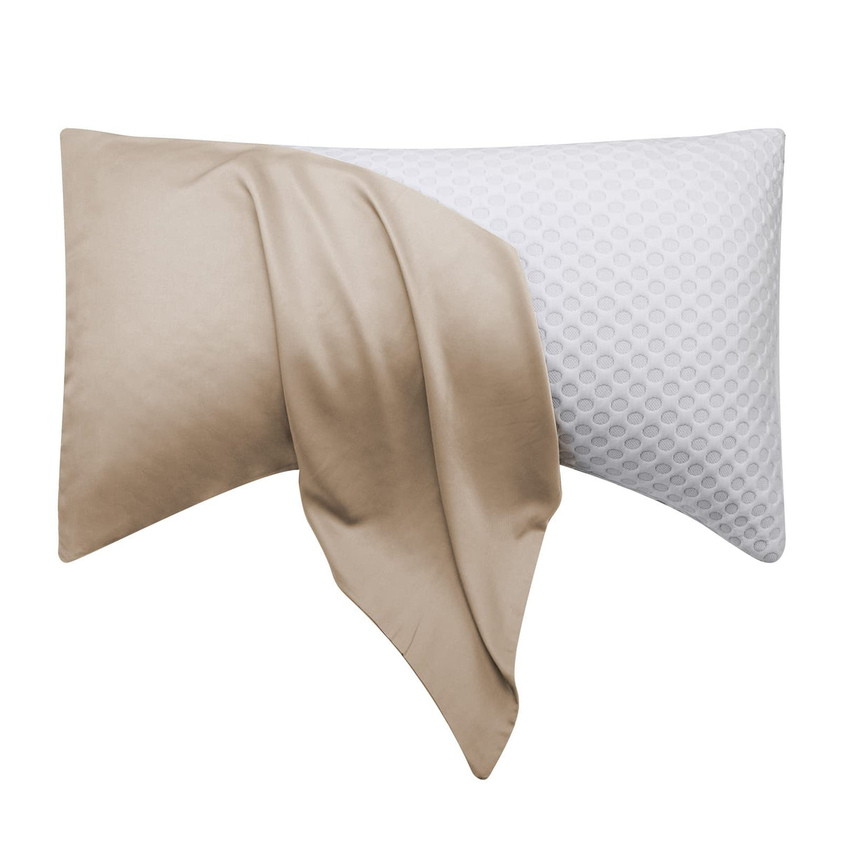 Cooling Side Sleeper Curved Pillowcase Queen 1 Pack 20 * 30 Dark Grey