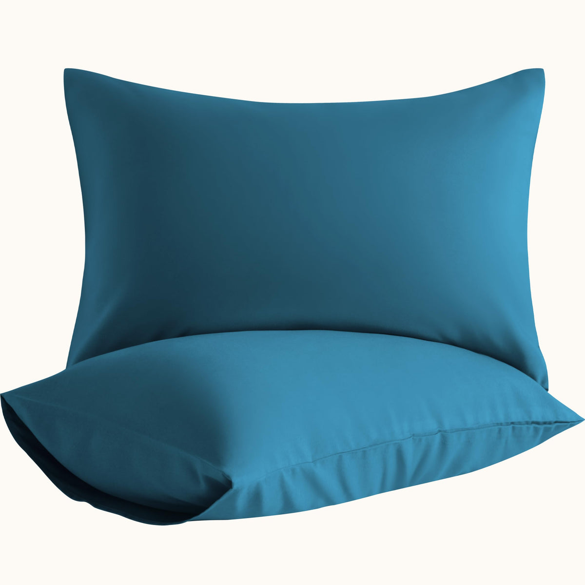 Microfiber King Pillowcases, 2 Pack, 20x36 Inch, Black