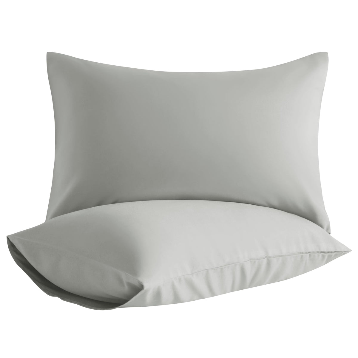 Microfiber King Pillowcases, 2 Pack, 20x36 Inch, Black