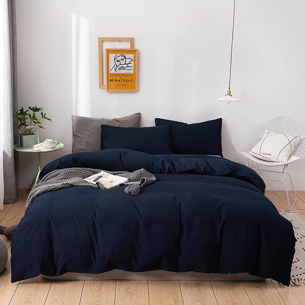 KAREVER Pumpkin Comforter Queen Pumpkin Color Bedding Set 3 Pieces Cinnamon Comforter Sets 1 Queen Comforter (90x90 inches) with 2 Pillowcases (20x26 inches)