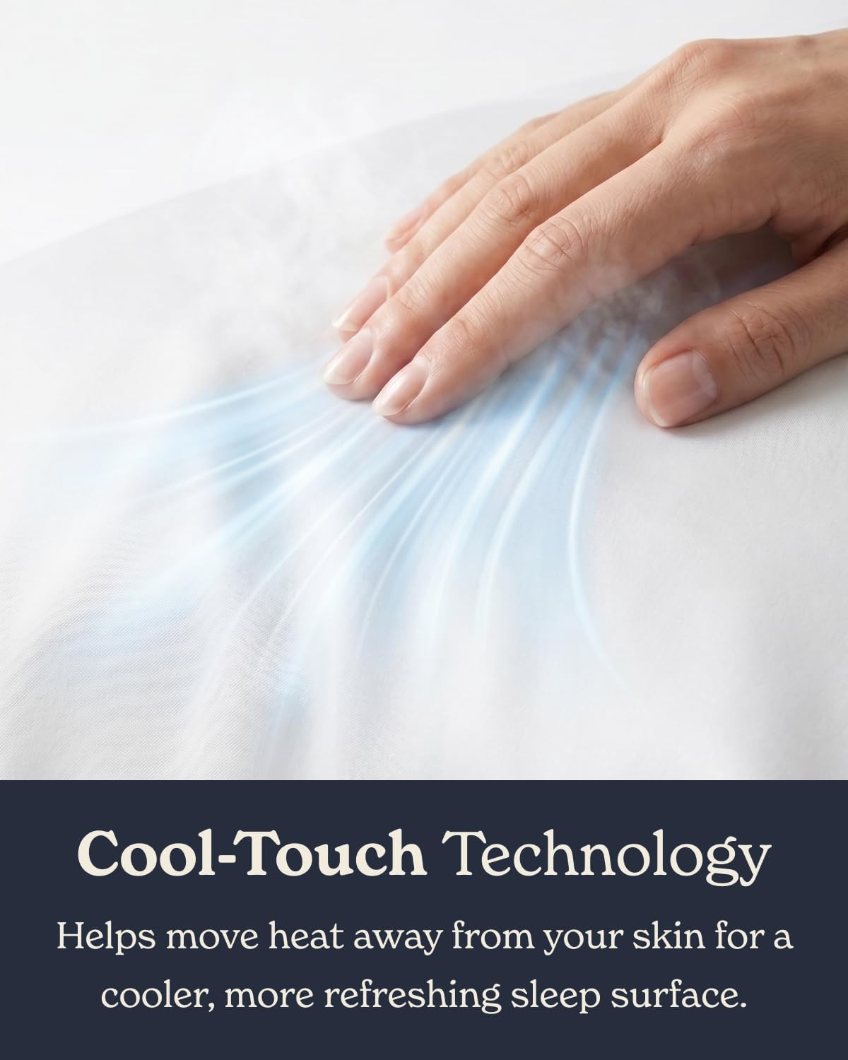 Beckham Hotel Collection Cooling Pillowcases for Hot Sleepers, King Size Set of 2, Cool Bedding, Envelope Closure, Silky Soft, Breathable, Moisture-Wicking, White