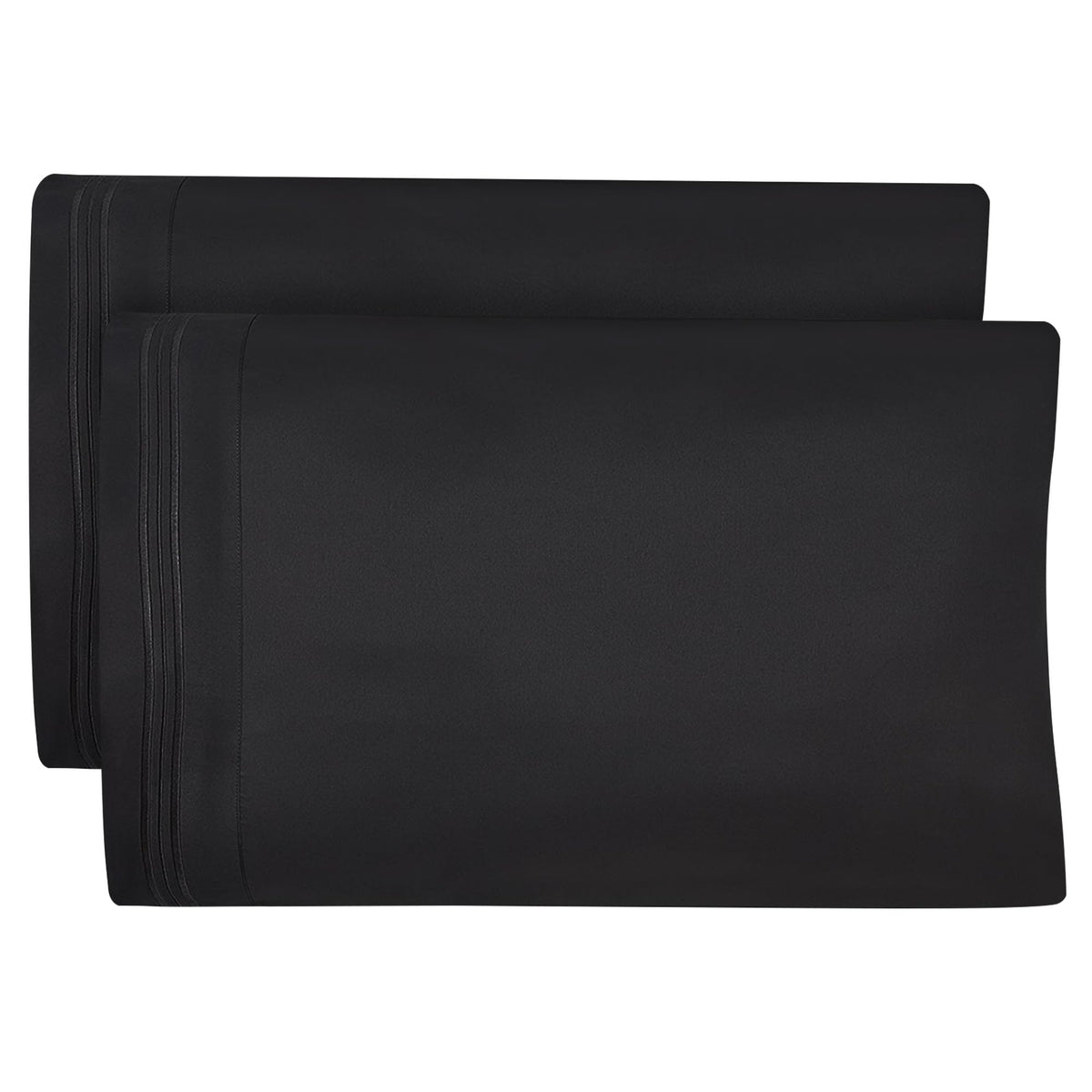 Dreamcare King Pillow Cases Set of 2 - Double Brushed 1500 Luxury Series Microfiber - Envelope Closure, Wrinkle- Free, Cooling Pillow Cases - King Size Pillow Cases Set of 2 (20 x 40, Gray)