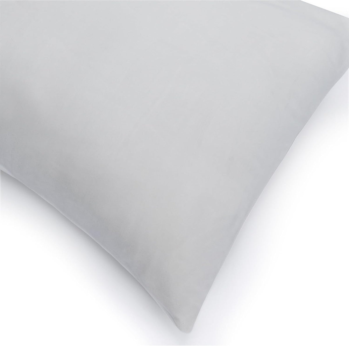 SquishPillow by Original Squishmallows Standard Pillowcase - Ultra Soft Light “Solid Slumber - Grey”