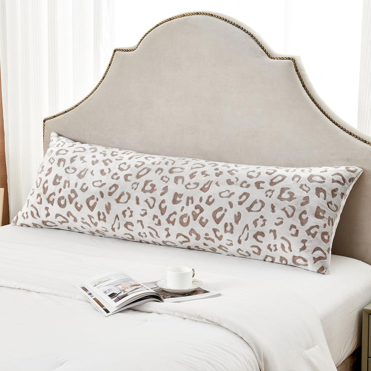 SOCHOW Fall Body Pillow Cover 21x54 Inches,1 Pack, Caramel