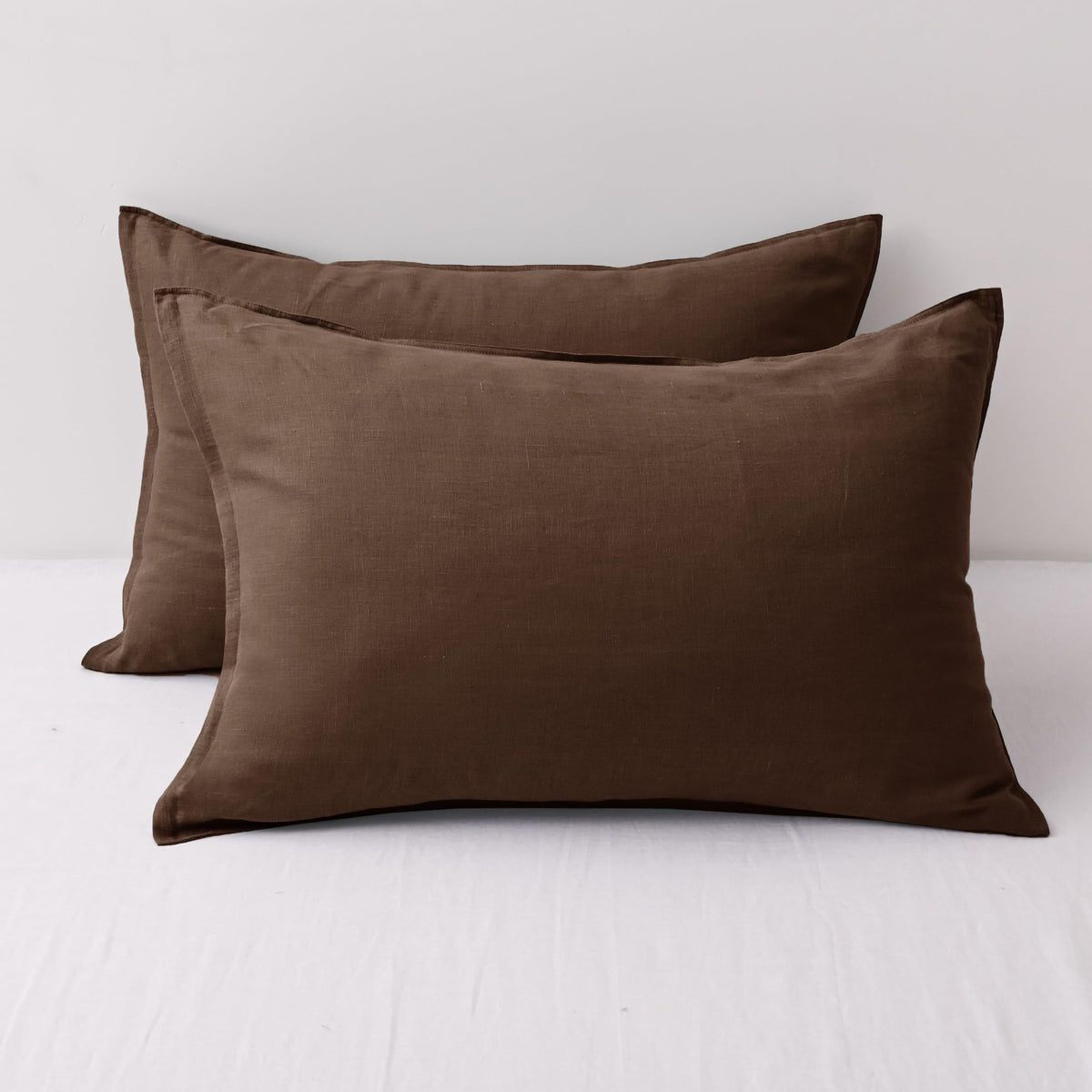 CHUFFED 100% Pure French Linen Body Pillow Cover 1 Pack,20x54 Inches, Ultra Soft & Breathable,Stone Washed Cooling Flax Linen Pillow Case with Hidden Zipper Closure for Adults