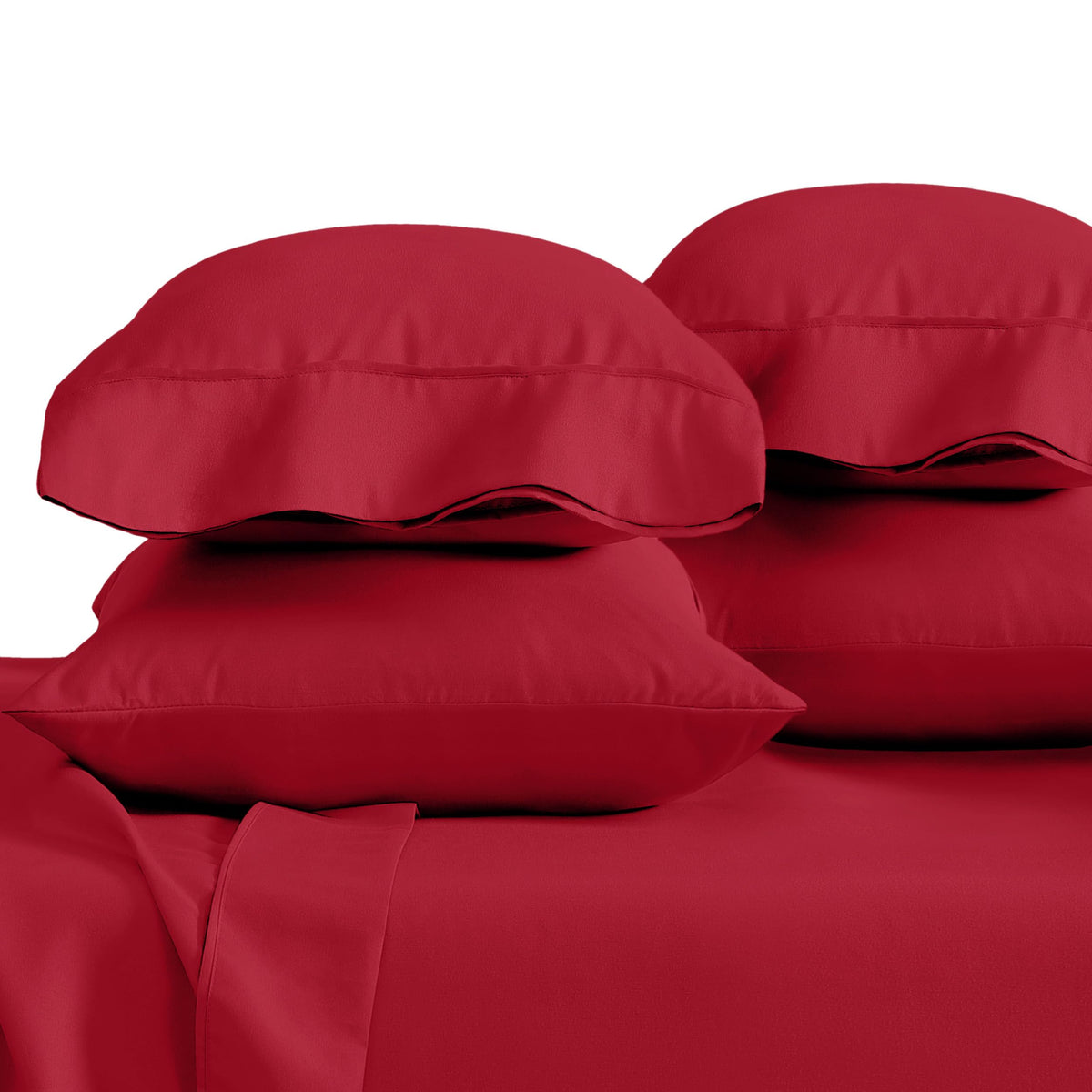 Bare Home Pillowcases Open End (Standard Set of 2, Grey)