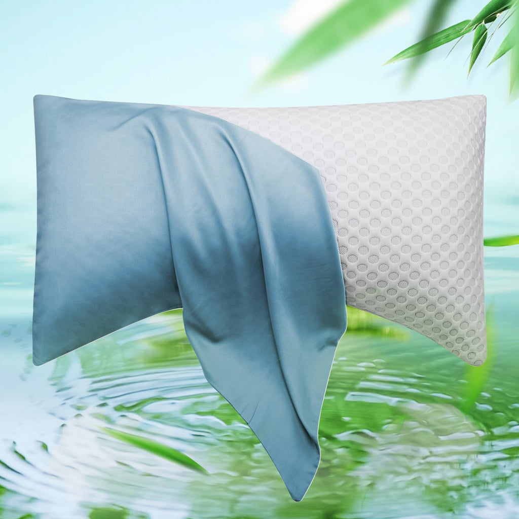 Cooling Side Sleeper Curved Pillowcase Queen 1 Pack 20 * 30 Dark Grey