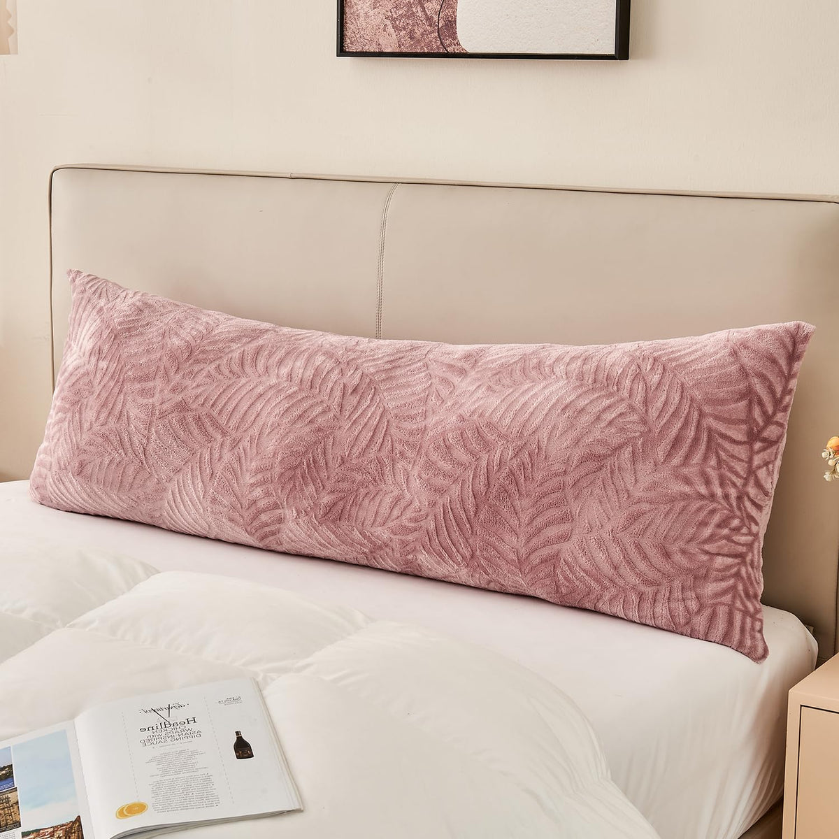 SOCHOW Fall Body Pillow Cover 21x54 Inches,1 Pack, Caramel