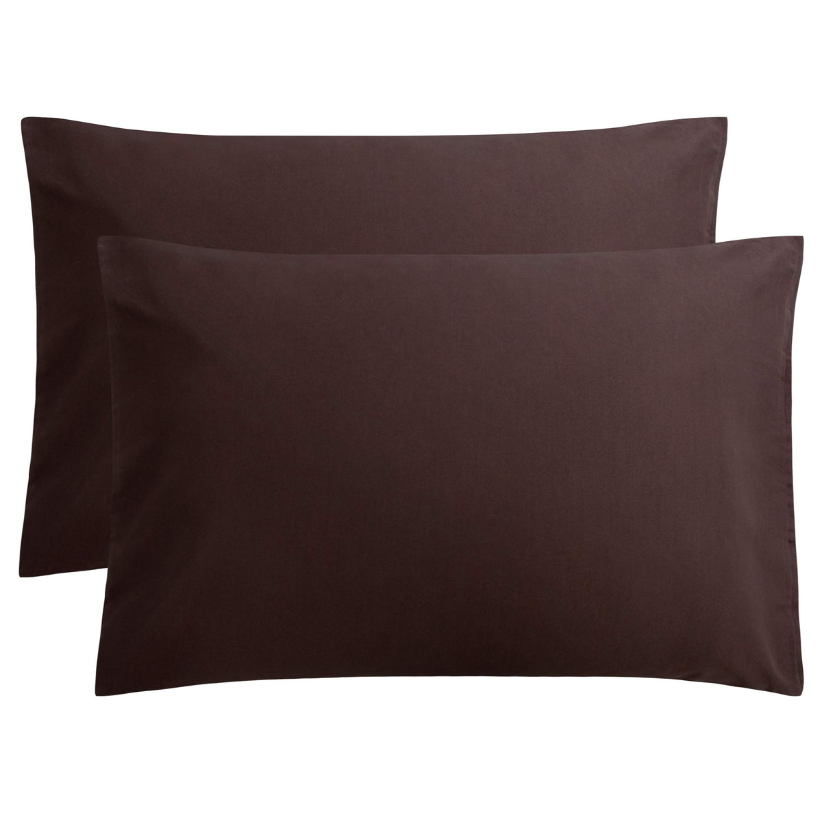 FLXXIE 2-Pack Microfiber King Pillow Cases, Envelope Closure, Navy