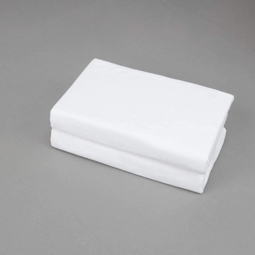 N&Y HOME 2-Pack Jersey Knit Pillow Cases Standard/Queen, White
