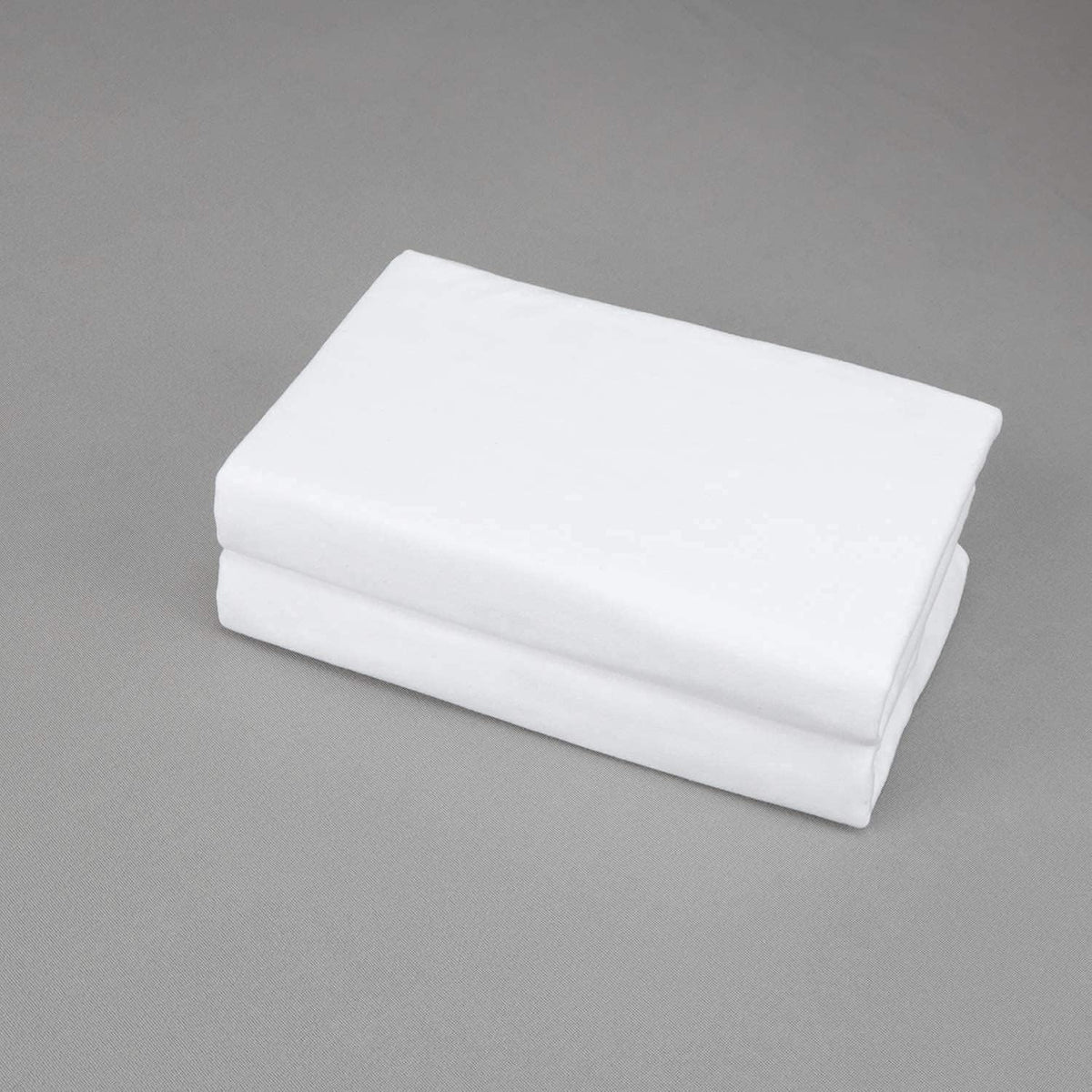N&Y HOME 2-Pack Jersey Knit Pillow Cases Standard/Queen, White