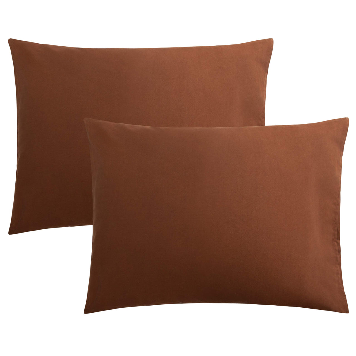 FLXXIE 2-Pack Microfiber King Pillow Cases, Envelope Closure, Navy