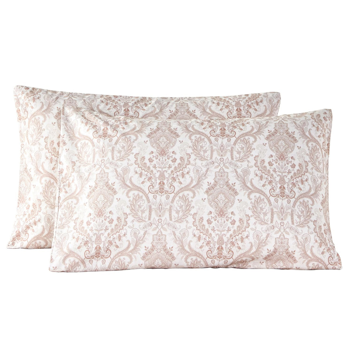 WINLIFE Standard Pillowcases Set of 2 100% Egyptian Cotton, Bright White