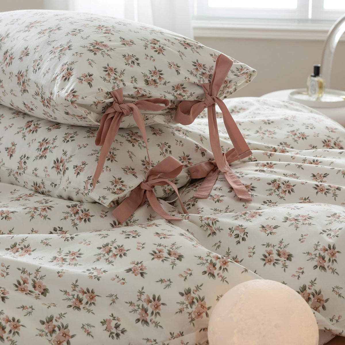 Tan Gingham Pillowcases Set Farmhouse Standard Size Pillow Shams Buffalo Taupe Plaid Pillowcases Set of 2, Grid Checkered Gingham Washed Cotton Pillow Covers with Envelope Closure, 20"×26"