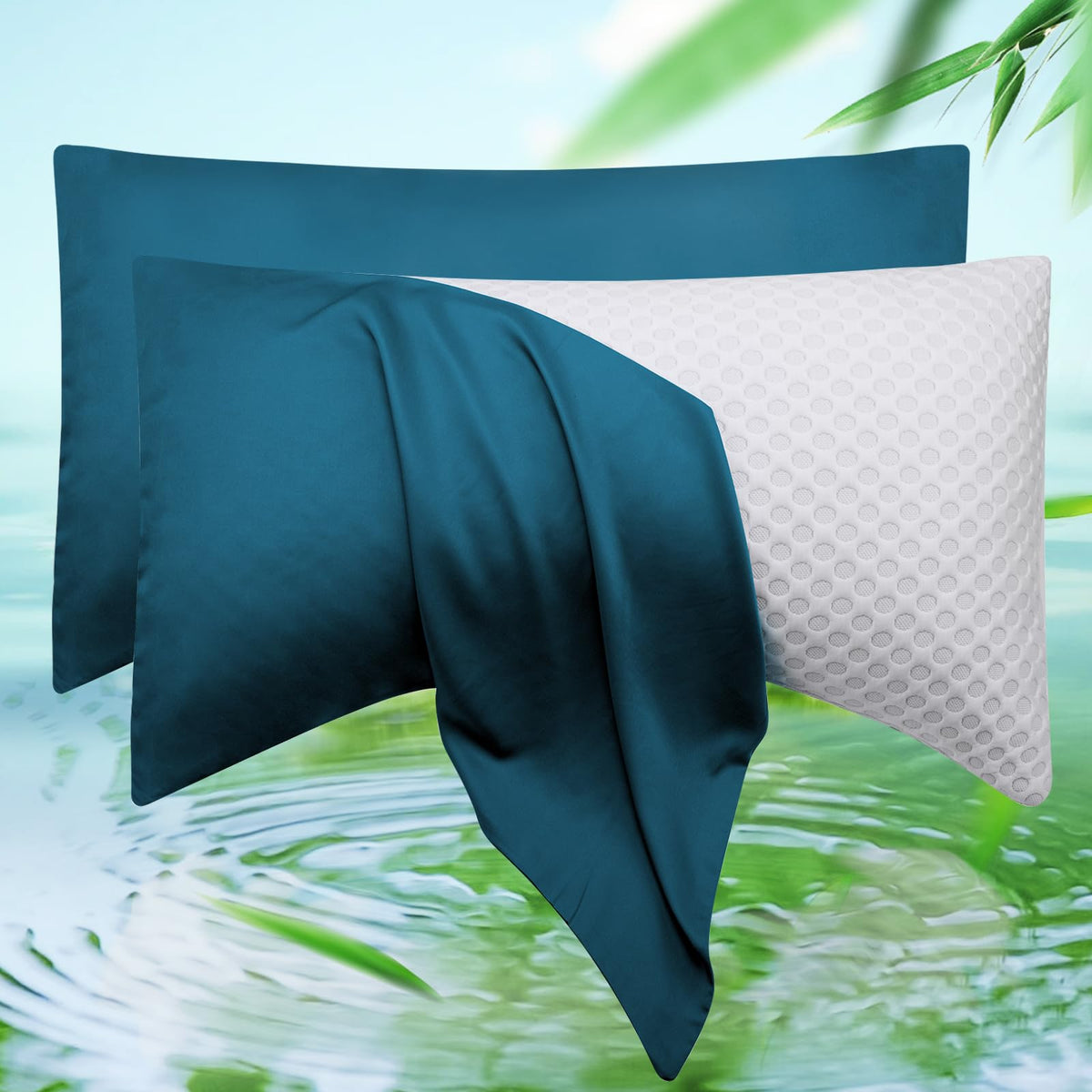 Cooling Side Sleeper Curved Pillowcase Queen 1 Pack 20 * 30 Dark Grey