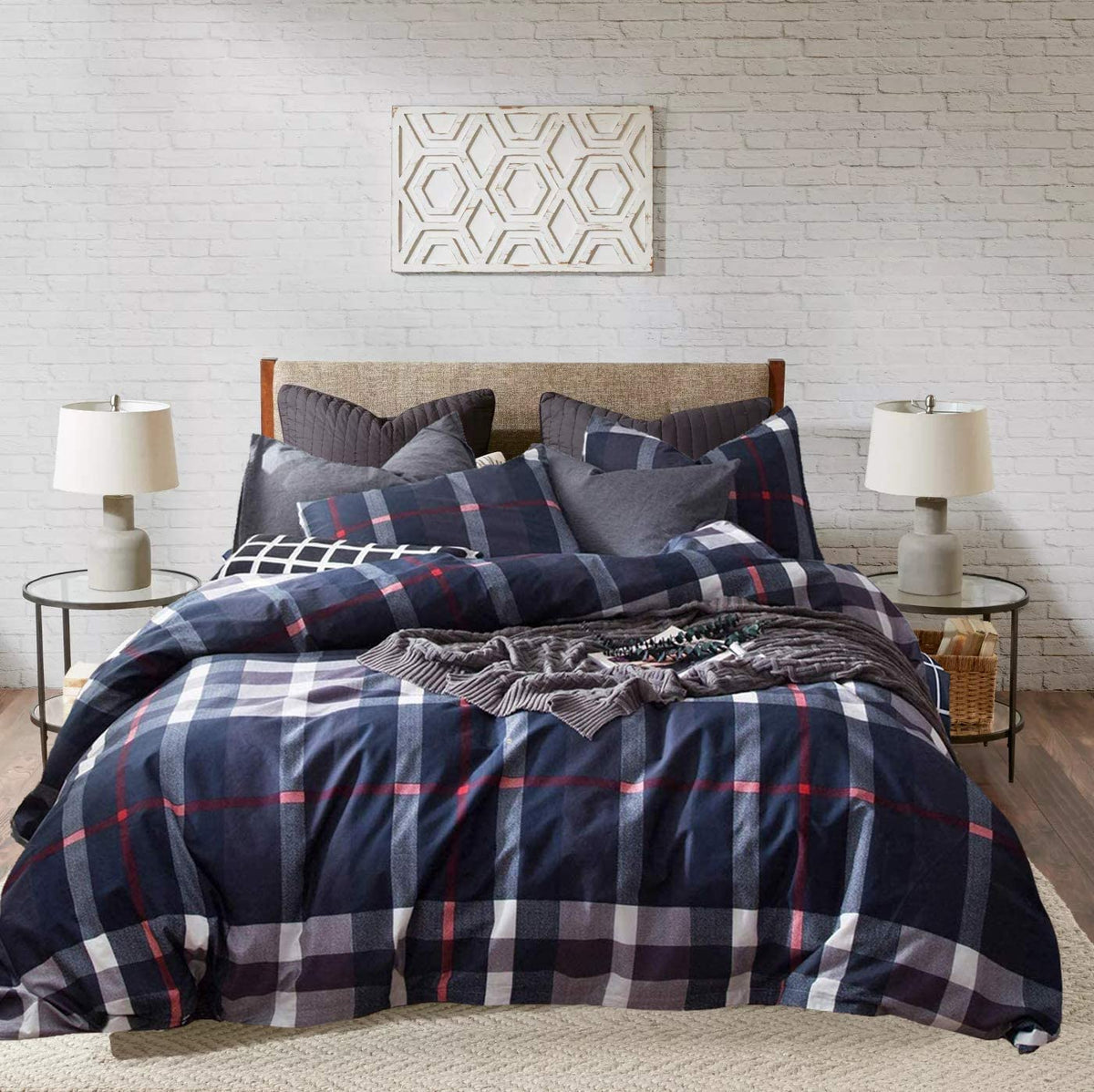 KAREVER Pumpkin Comforter Queen Pumpkin Color Bedding Set 3 Pieces Cinnamon Comforter Sets 1 Queen Comforter (90x90 inches) with 2 Pillowcases (20x26 inches)