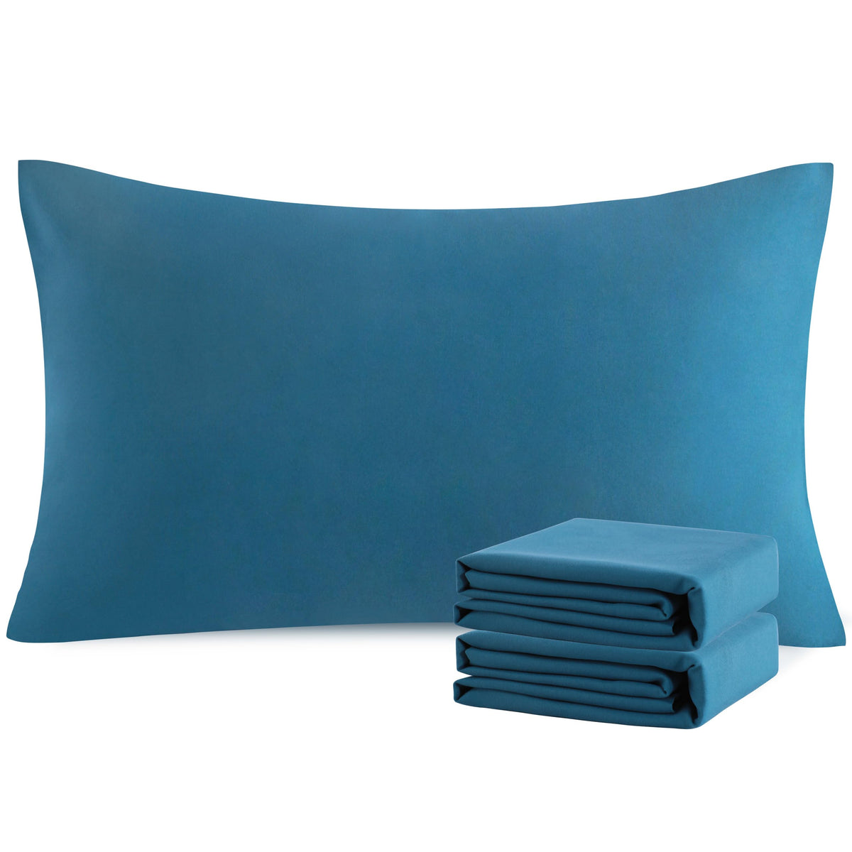 NTBAY Microfiber King Pillowcases, 2 Pack, 20 x 36, Dark Grey