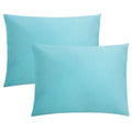 FLXXIE 2-Pack Microfiber King Pillow Cases, Envelope Closure, Navy