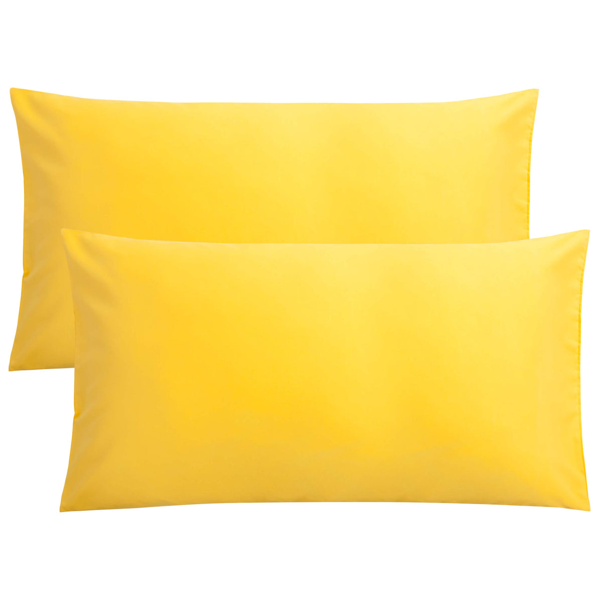 FLXXIE 2-Pack Microfiber King Pillow Cases, Envelope Closure, Navy