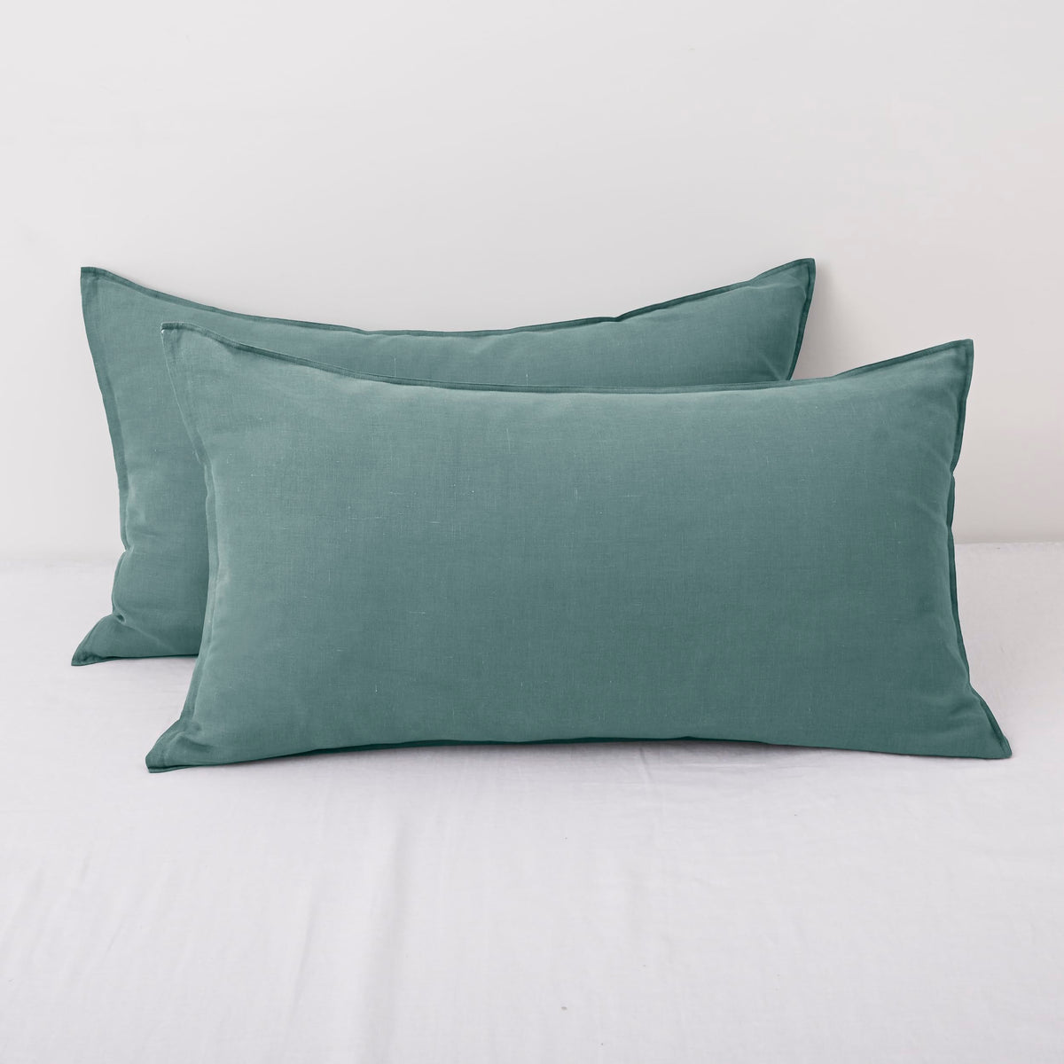 CHUFFED 100% Pure French Linen Body Pillow Cover 1 Pack,20x54 Inches, Ultra Soft & Breathable,Stone Washed Cooling Flax Linen Pillow Case with Hidden Zipper Closure for Adults