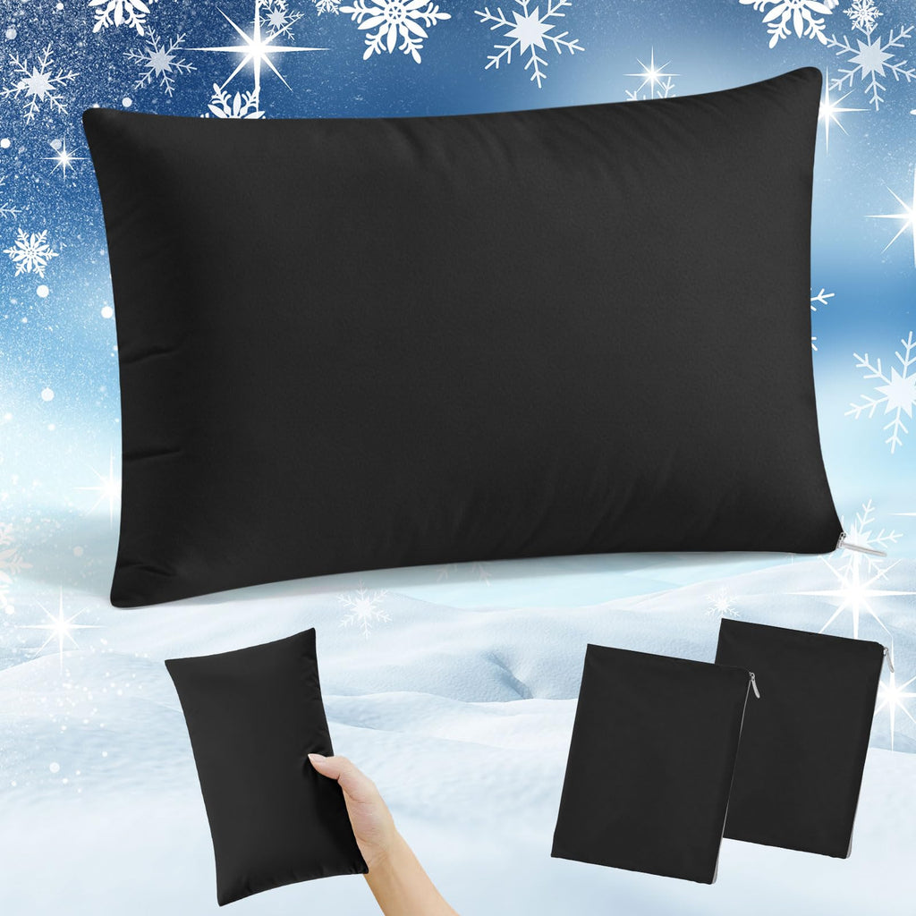 Hahafelt 2 Pack 7"x11" Cooling Small Pillowcase (Only Pillow Case)