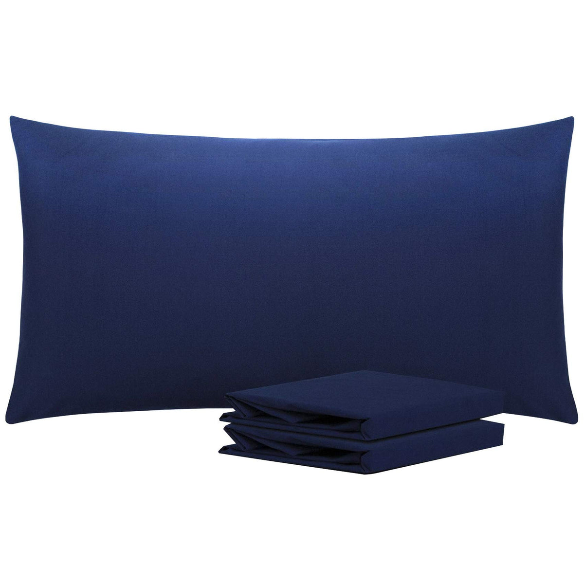 NTBAY Microfiber King Pillowcases, 2 Pack, 20 x 36, Dark Grey