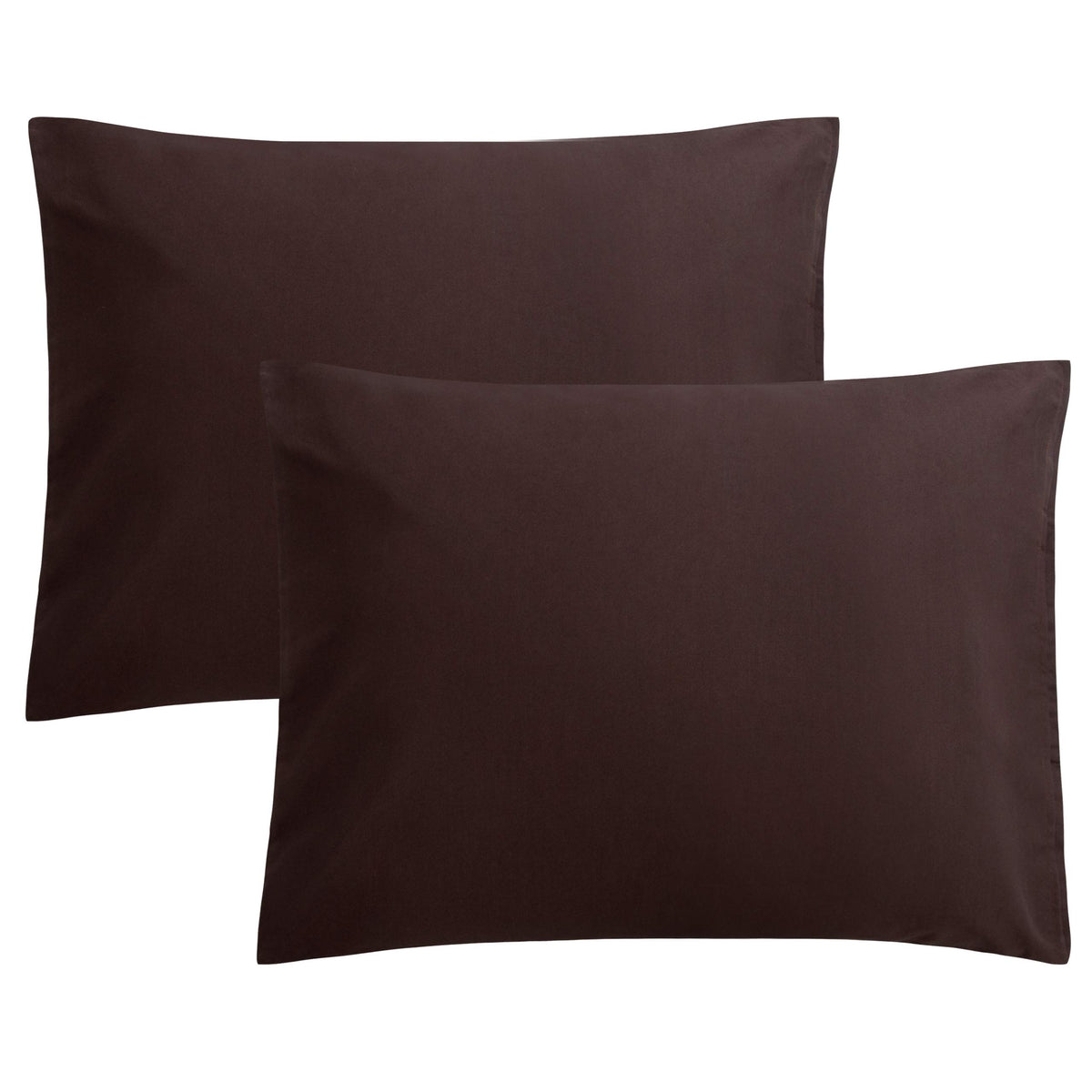 FLXXIE 2-Pack Microfiber King Pillow Cases, Envelope Closure, Navy