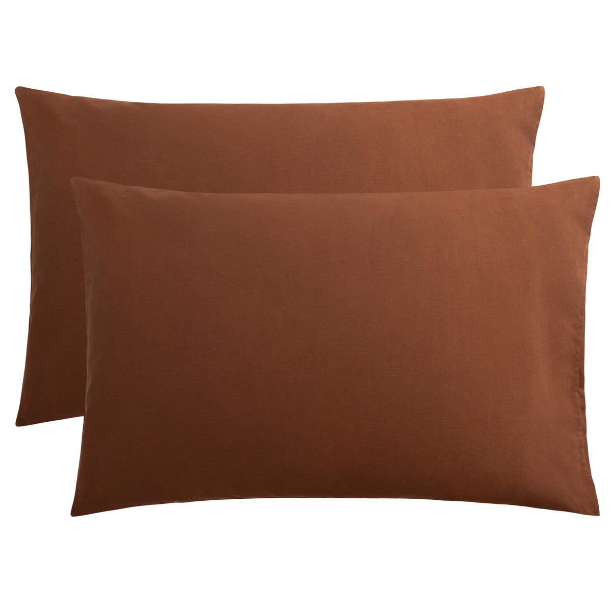 FLXXIE 2-Pack Microfiber King Pillow Cases, Envelope Closure, Navy