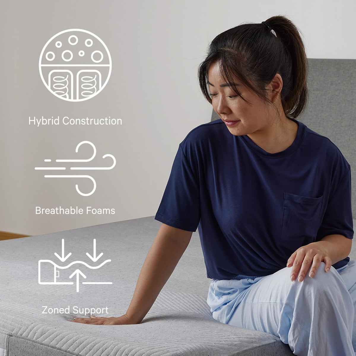 Casper Sleep Original 11" Hybrid Queen Mattress – Medium Feel