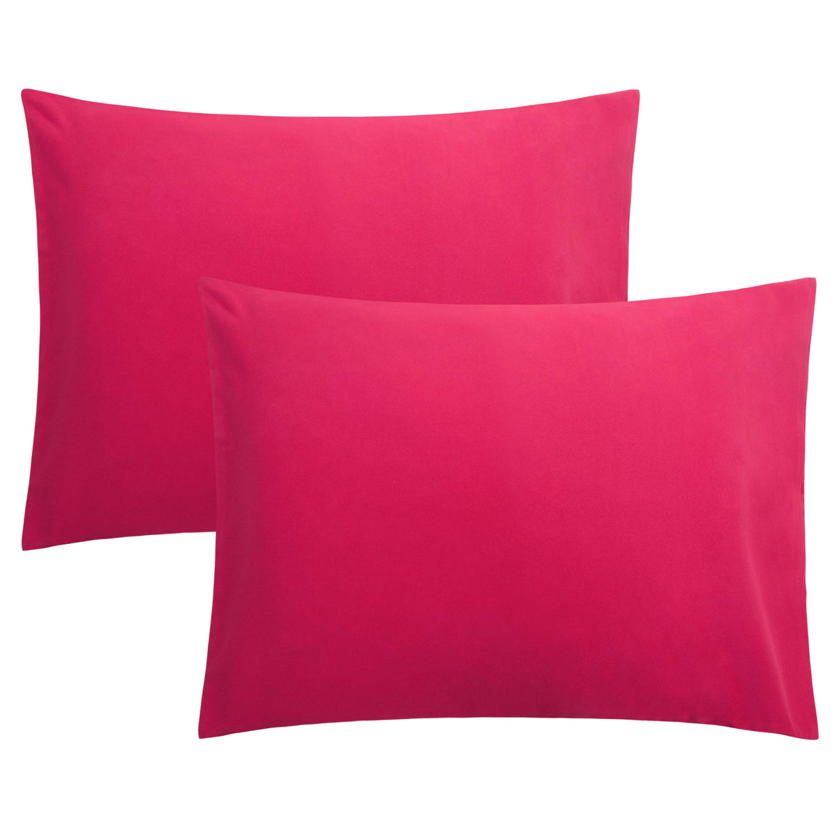 FLXXIE 2-Pack Microfiber King Pillow Cases, Envelope Closure, Navy