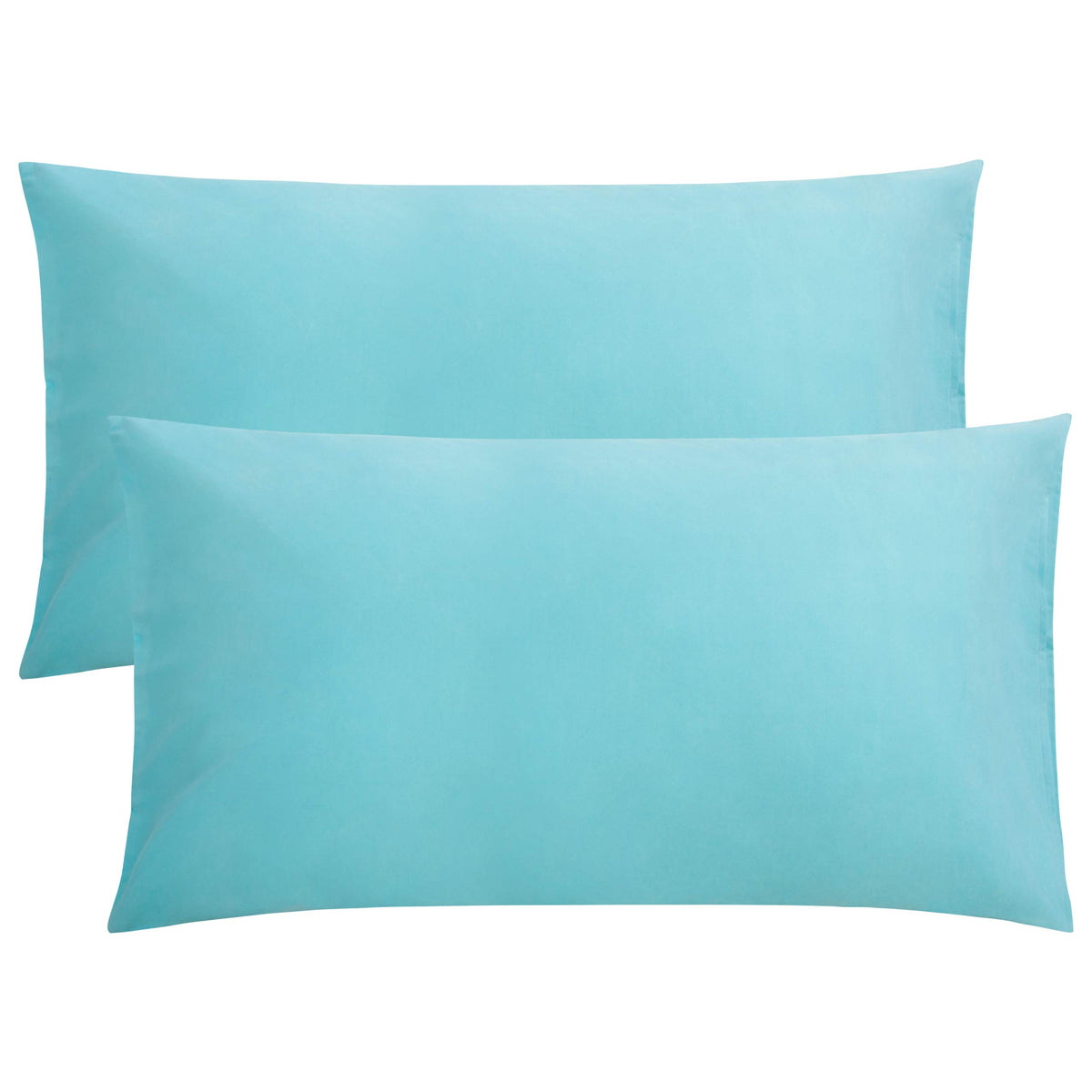 FLXXIE 2-Pack Microfiber King Pillow Cases, Envelope Closure, Navy