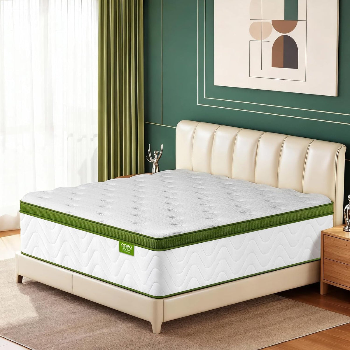 Queen Mattress 12 Inch, Queen Size Mattress with Individually Pocket Spring