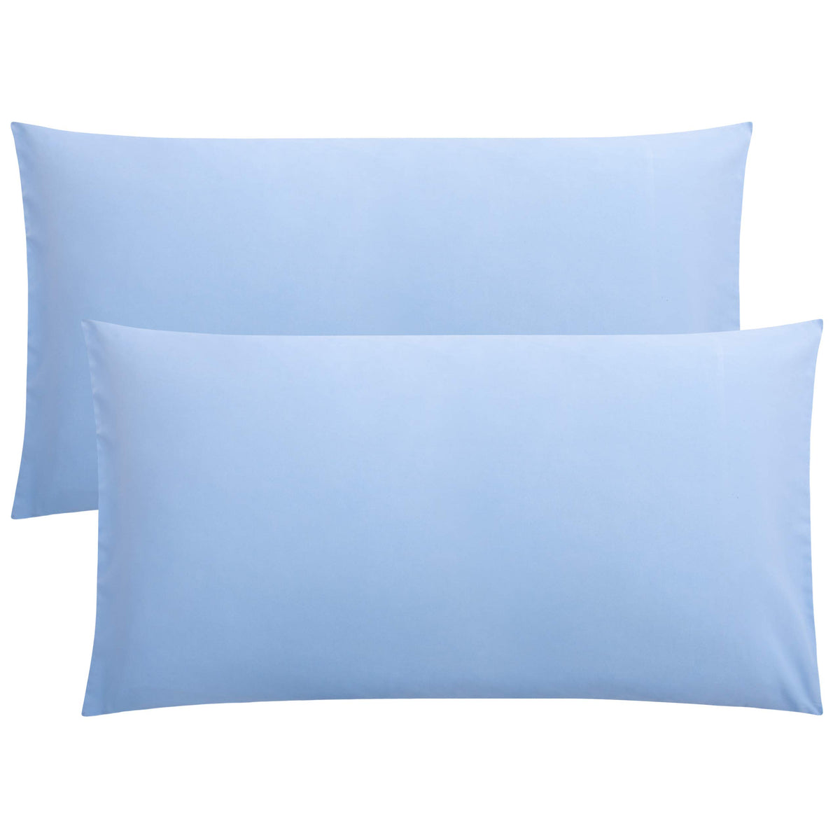 FLXXIE 2-Pack Microfiber King Pillow Cases, Envelope Closure, Navy