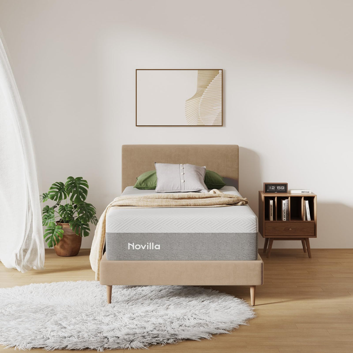 Novilla Full Size Mattress, 10 inch Gel Full Size Memory Foam Mattress