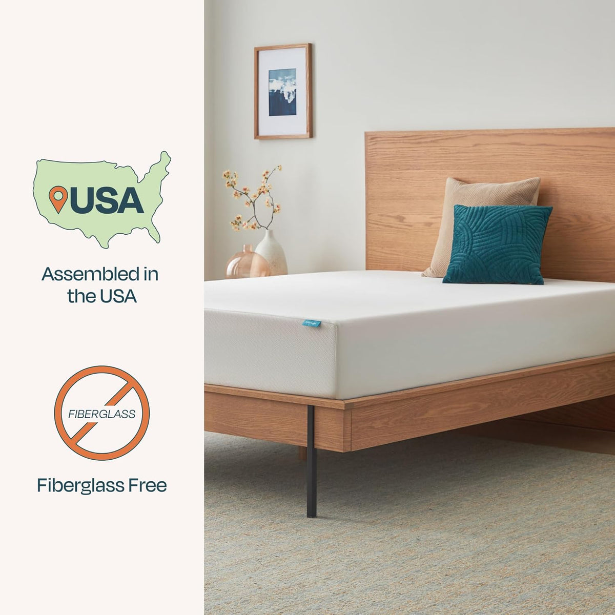 Linenspa 10 Inch Gel Infused Memory Foam Mattress – Queen Size – Medium Plush - Cooling Gel - Mattress in a Box - Primary or Guest Bedroom - Pressure Relieving and Breathable – CertiPUR-US Certified